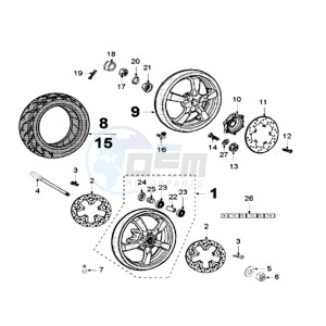 SAT 500 drawing WHEELS