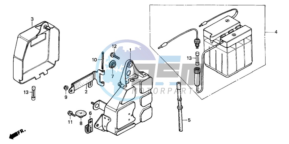 BATTERY/REGULATOR