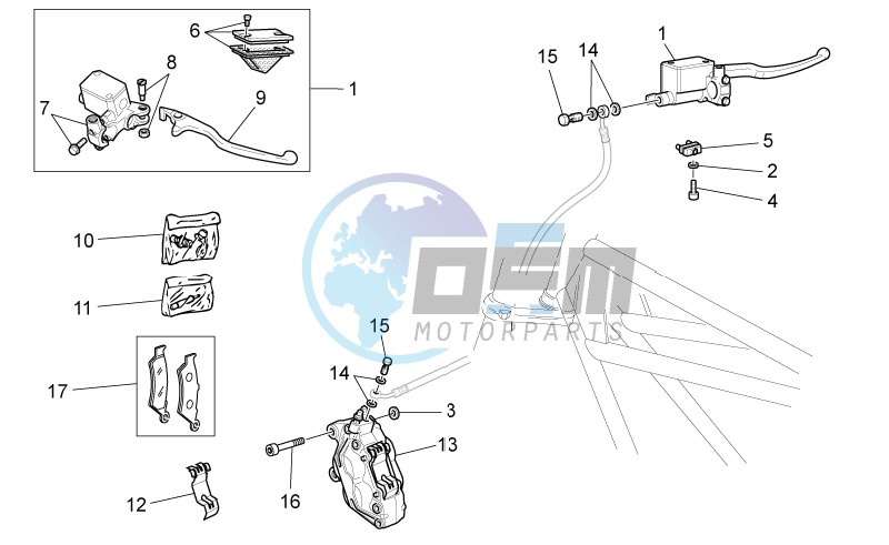 Front brake system