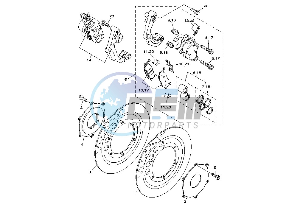 FRONT BRAKE CALIPER