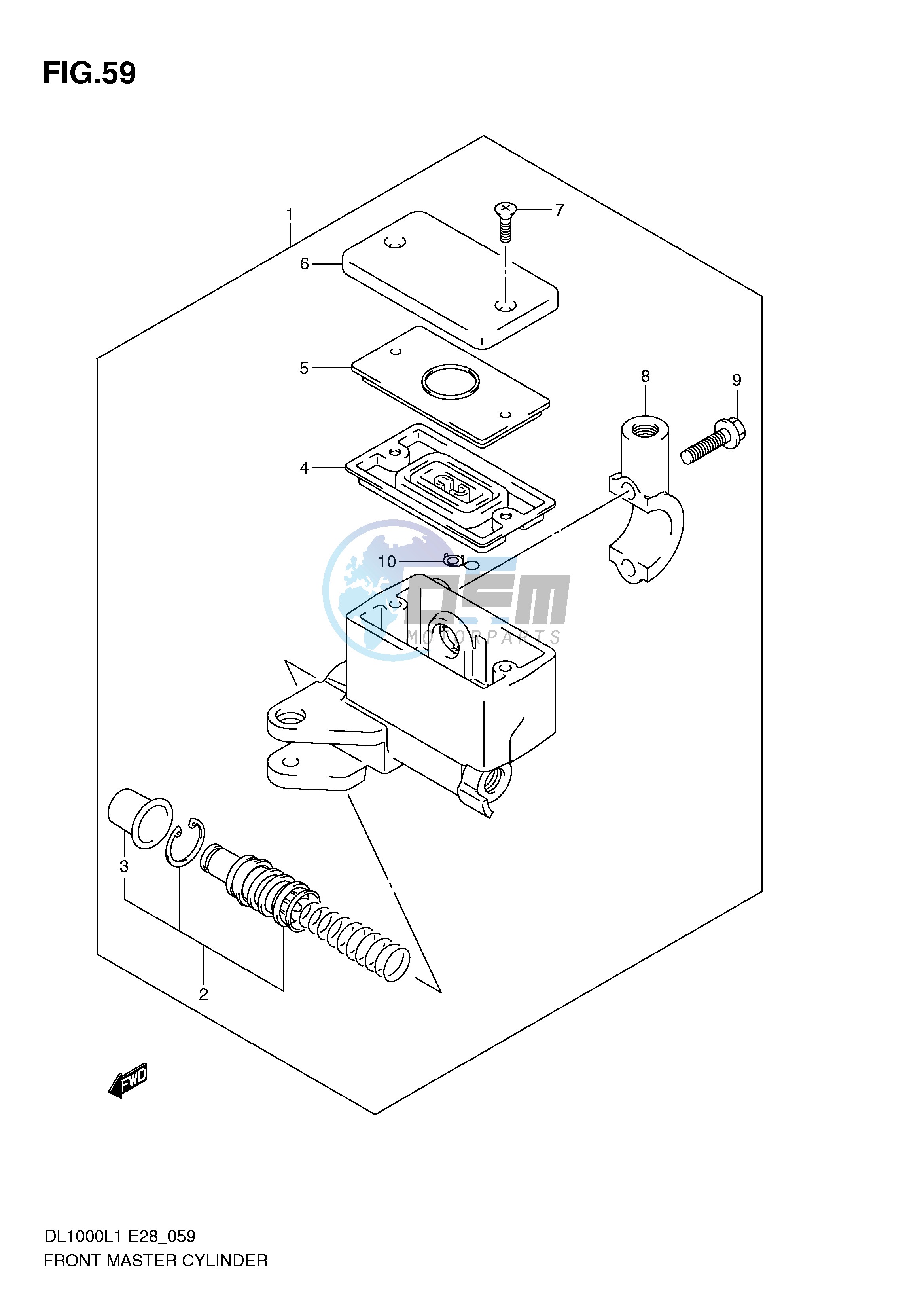 FRONT MASTER CYLINDER