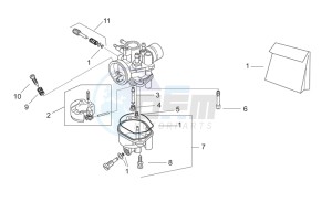 RX-SX 50 drawing Carburettor IV