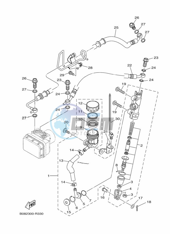 REAR MASTER CYLINDER