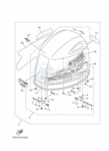 F115C drawing FAIRING-UPPER