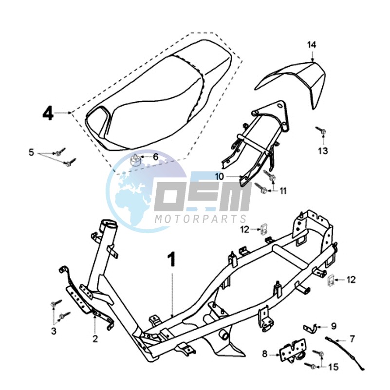 FRAME AND SADDLE