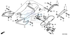 VTR2509 ED / LL MK drawing SEAT/SIDE COVER