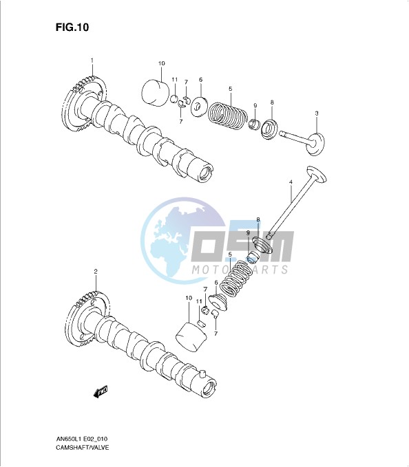 CAM SHAFT/VALVE