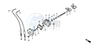 CRM125R drawing EXHAUST VALVE