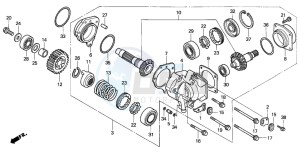 VT1100C drawing CROSS SHAFT