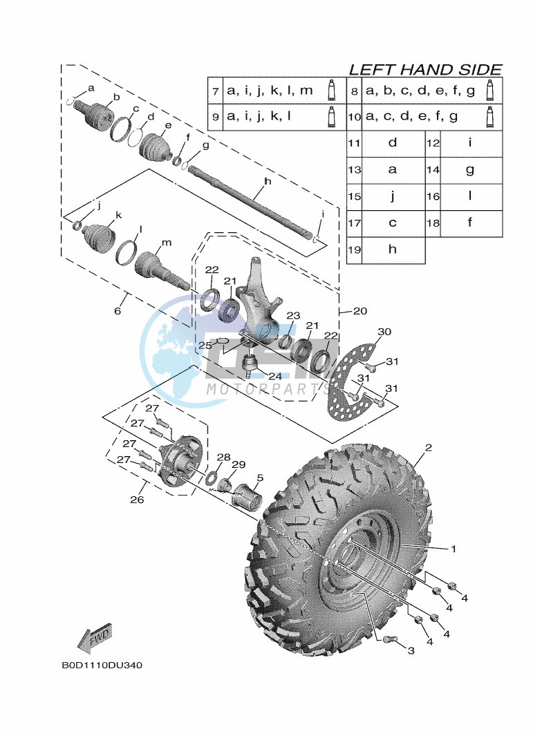 FRONT WHEEL