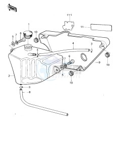 KM 100 A (A1 till A7) drawing SIDE COVER_OIL TANK -- KM100-A1 Till A4- -