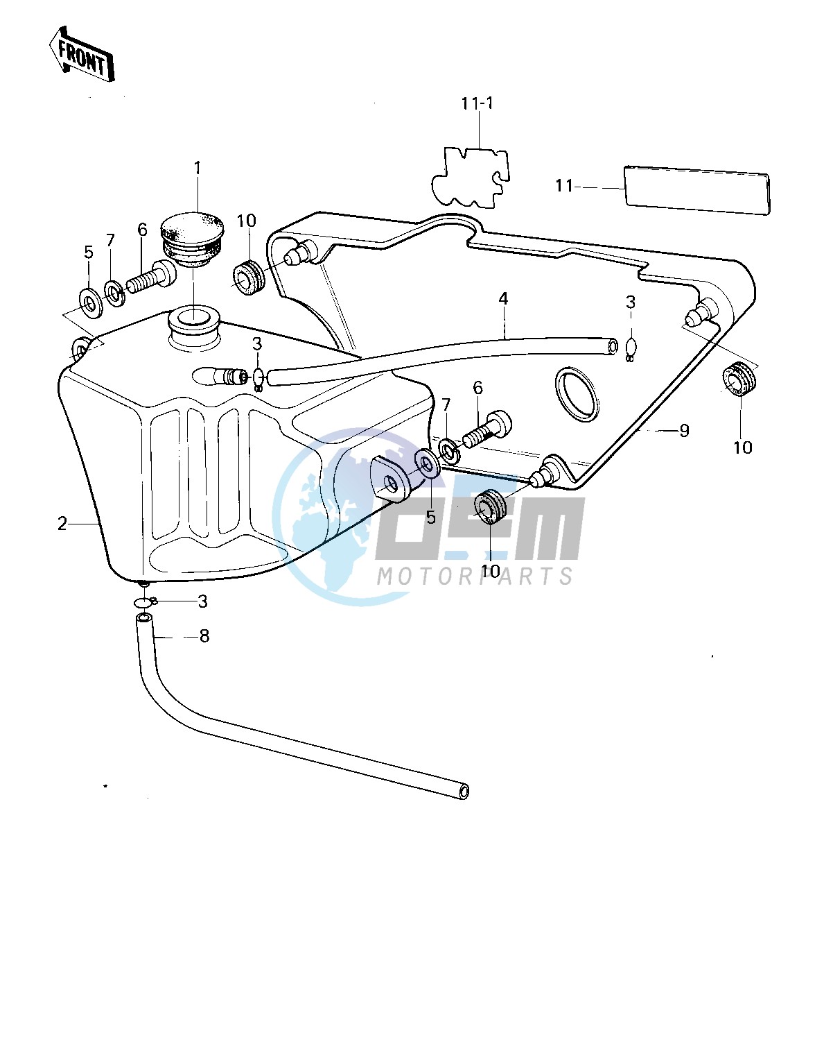 SIDE COVER_OIL TANK -- KM100-A1 Till A4- -