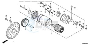 SH300AB drawing STARTING MOTOR