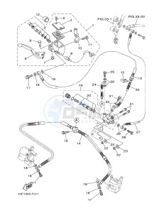 YFM350R YFM350RD RAPTOR 350 (10PA) drawing FRONT MASTER CYLINDER