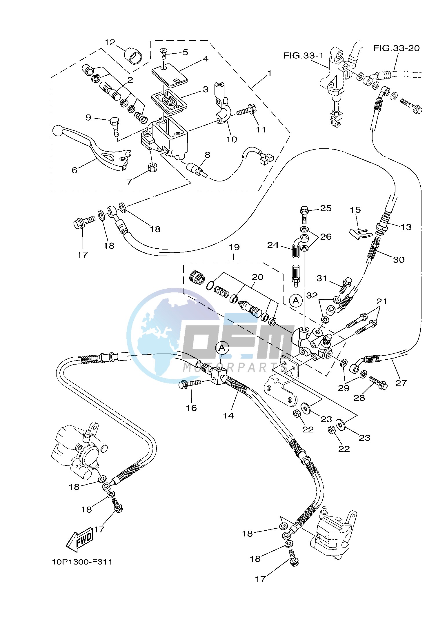 FRONT MASTER CYLINDER