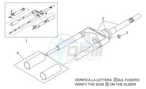 Scarabeo 50 2t (eng. Minarelli) drawing Front fork I