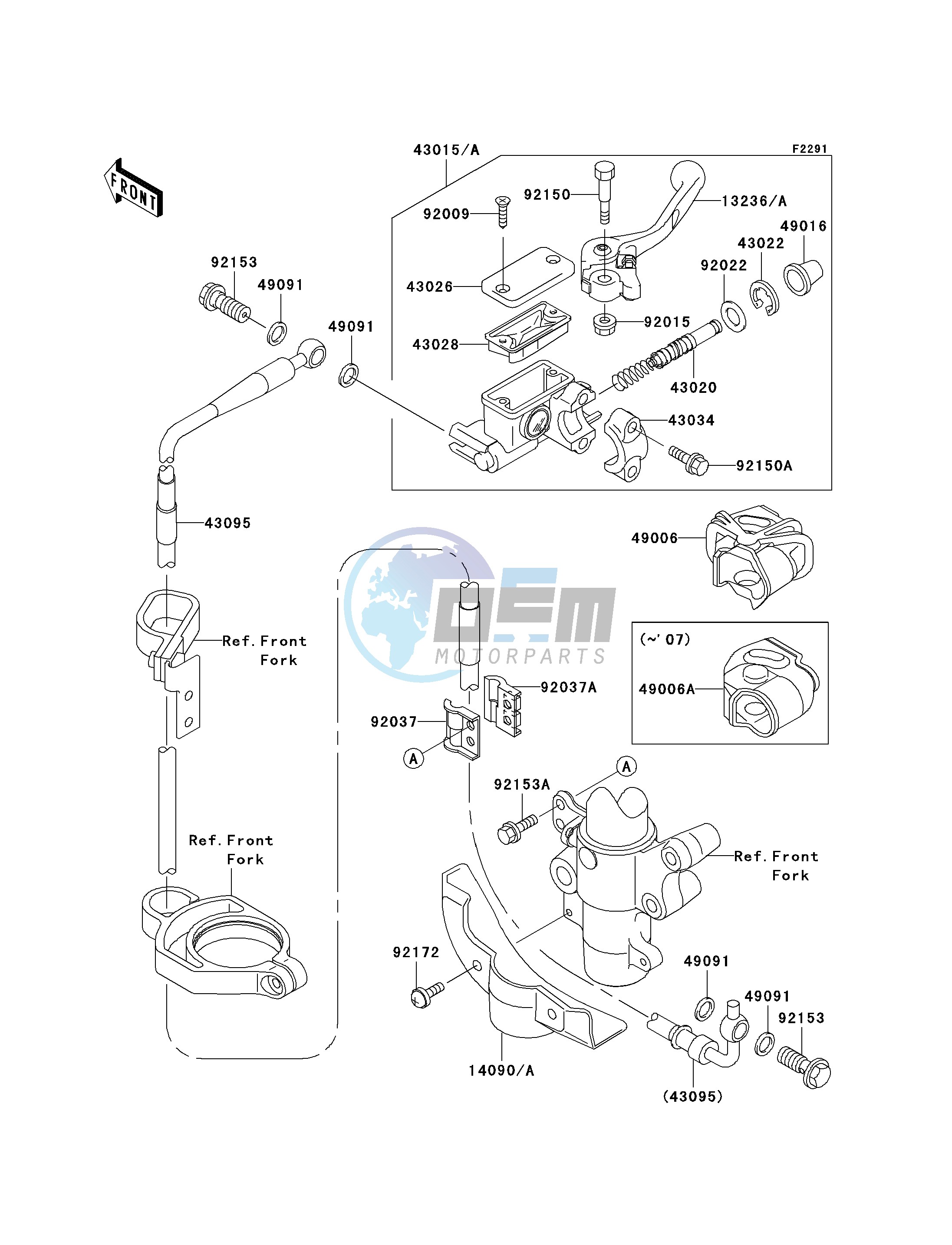 FRONT MASTER CYLINDER