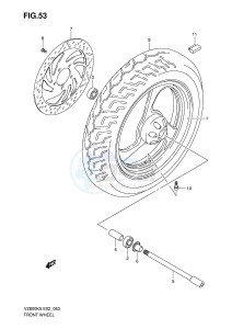 VZ800 (E2) MARAUDER drawing FRONT WHEEL