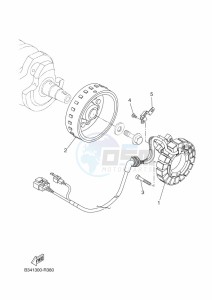 XSR700 MTM690-U (BLH1) drawing GENERATOR