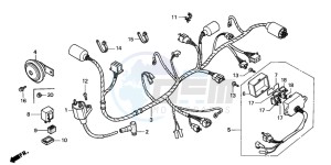 CRM125R drawing WIRE HARNESS