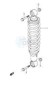 LT-A700X (E28-E33) drawing REAR SHOCK ABSORBER