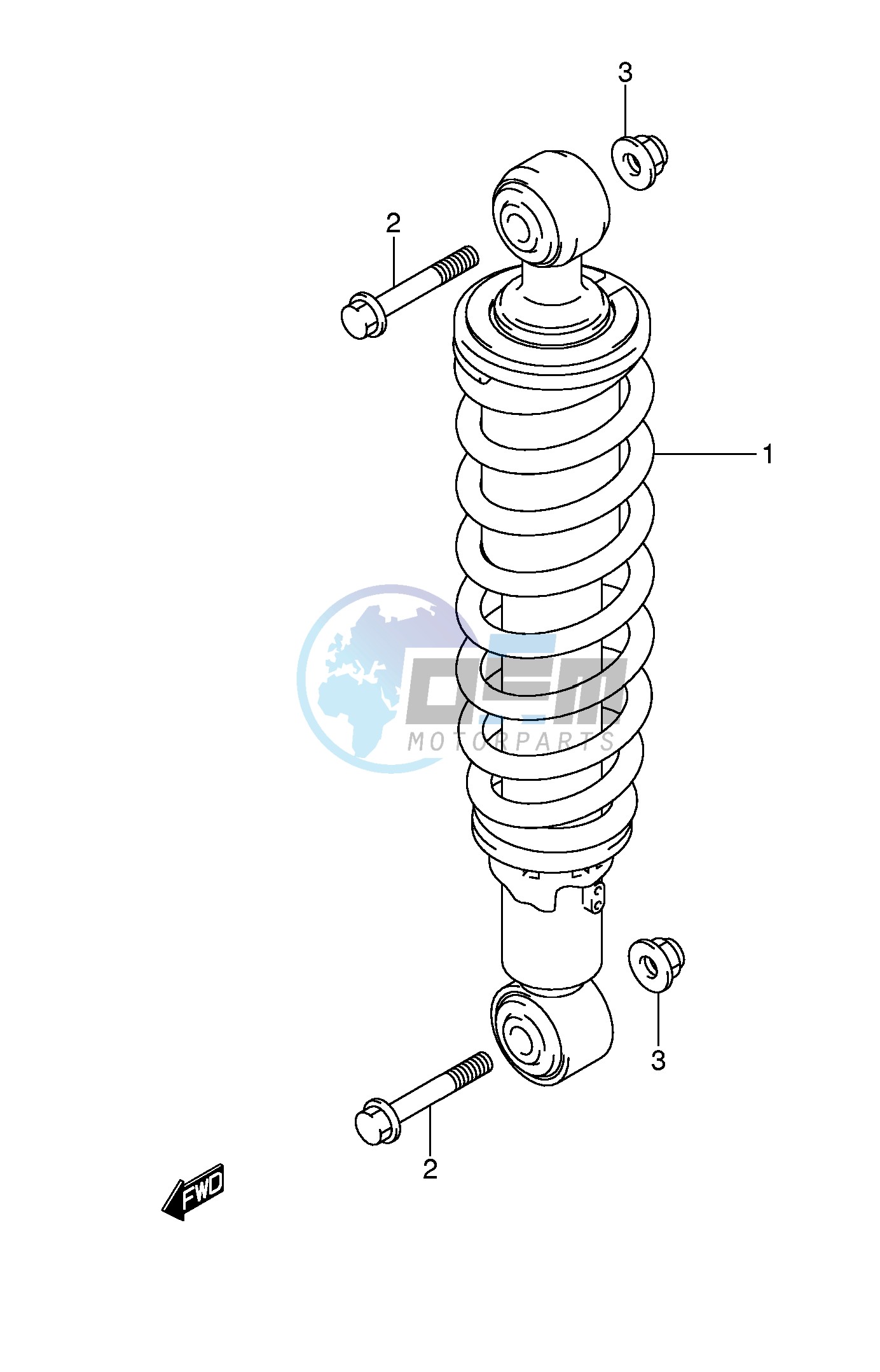 REAR SHOCK ABSORBER