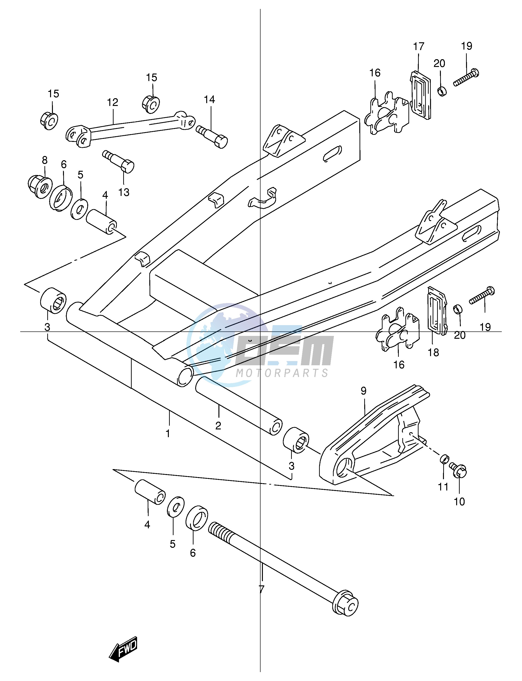 REAR SWINGING ARM