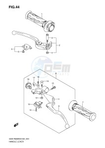 GSX-R600 (E2) drawing HANDLE LEVER