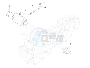 Liberty 150 4t e3 moc drawing Starter - Electric starter