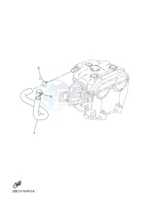 YZ450FX (B917 B918 B919 B919 B91A) drawing AIR INDUCTION SYSTEM