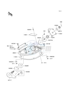 JT 1500 D [STX] (D9F) D9F drawing HANDLE POLE