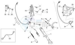 Griso V IE 1100 drawing Lateral stand