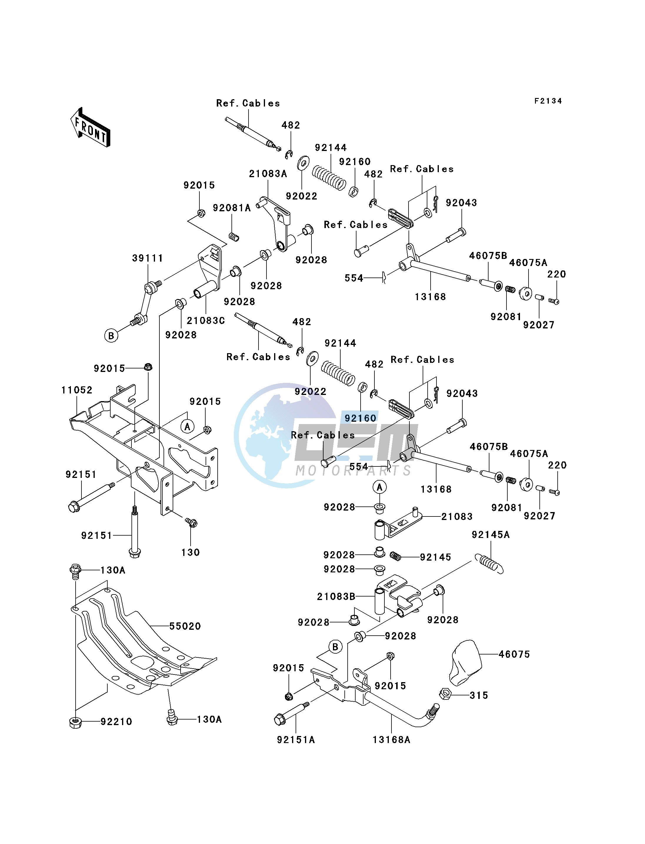 SHIFT LEVER-- S- -