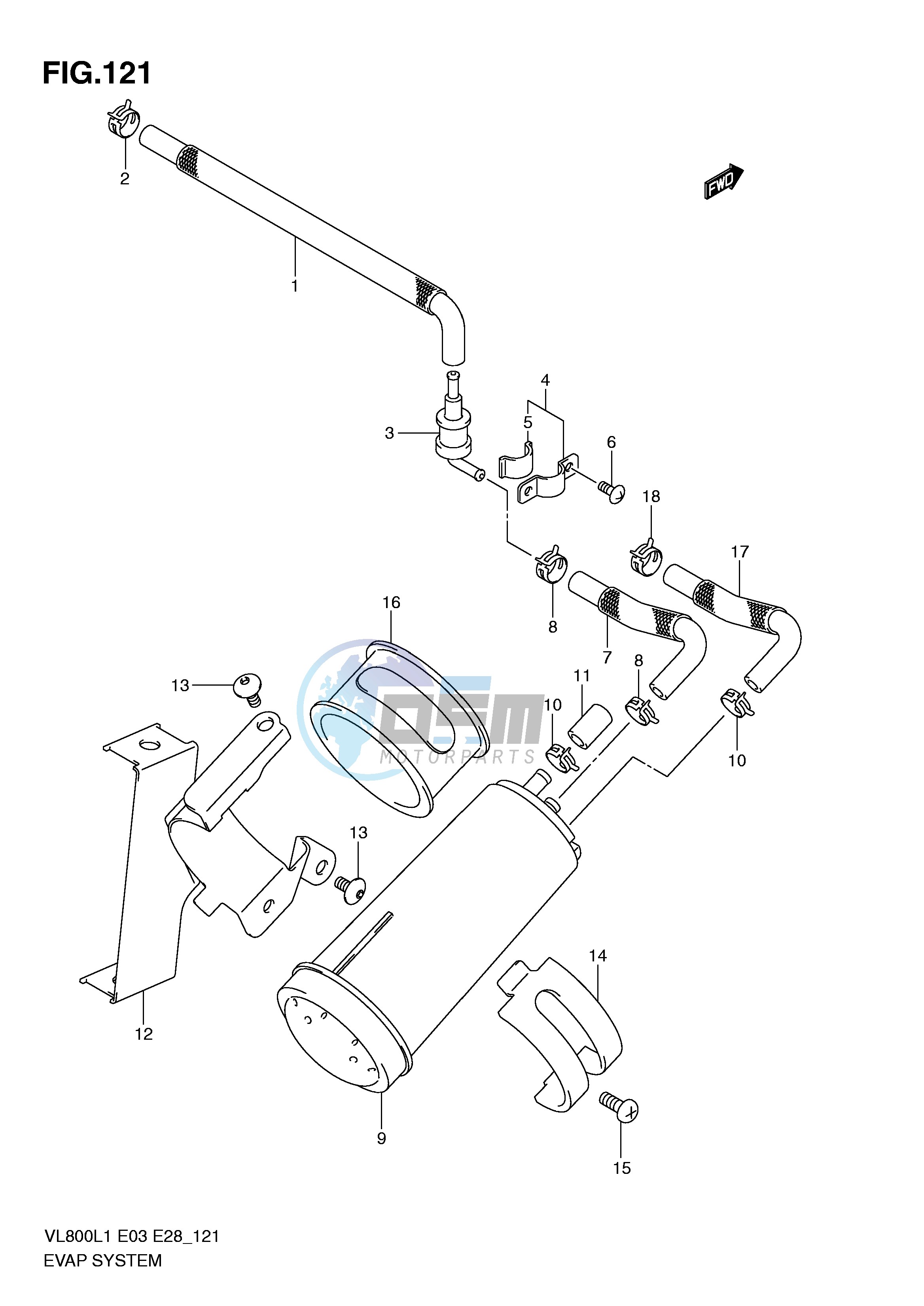 EVAP SYSTEM (VL800L1 E33)