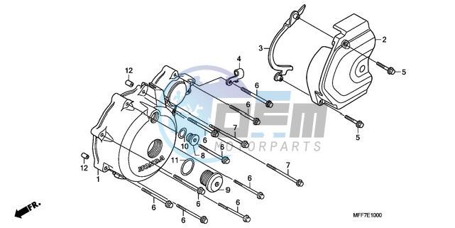 LEFT CRANKCASE COVER