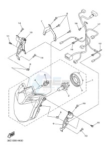 XJ6S 600 DIVERSION (S-TYPE) (36CF 36CH) drawing HEADLIGHT