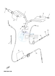 CS50 JOG R (2ADD 2ADD 2ADD) drawing STEERING HANDLE & CABLE