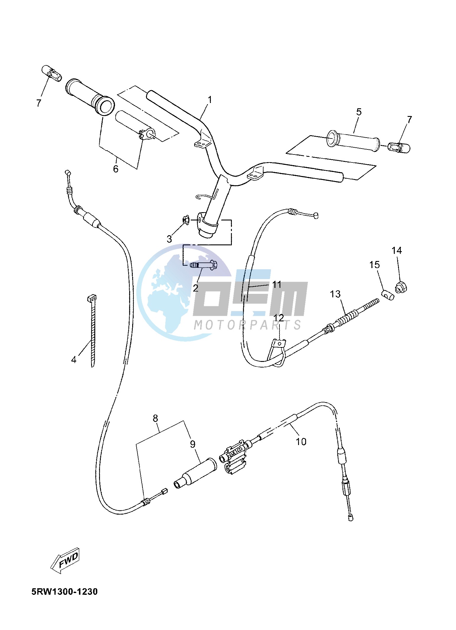 STEERING HANDLE & CABLE