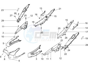 Runner 50 Pure Jet drawing Side cover - Spoiler