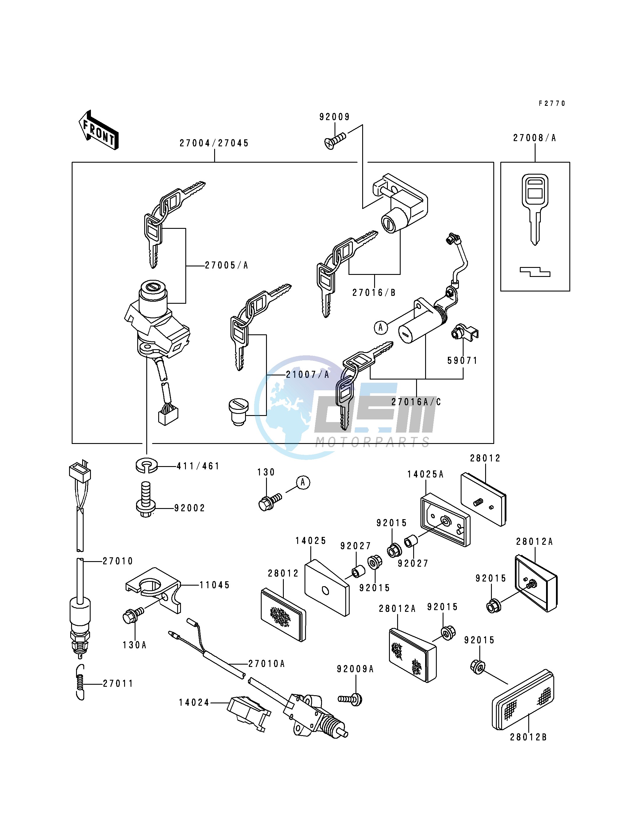 IGNITION SWITCH_LOCKS_REFLECTORS