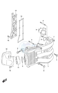 DF 40A drawing Intake Manifold/Silencer/Exhaust Cover