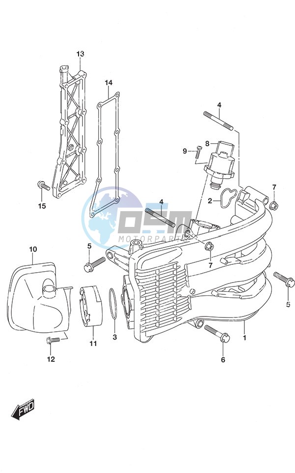 Intake Manifold/Silencer/Exhaust Cover