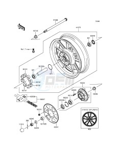 VULCAN S EN650AGF XX (EU ME A(FRICA) drawing Rear Hub