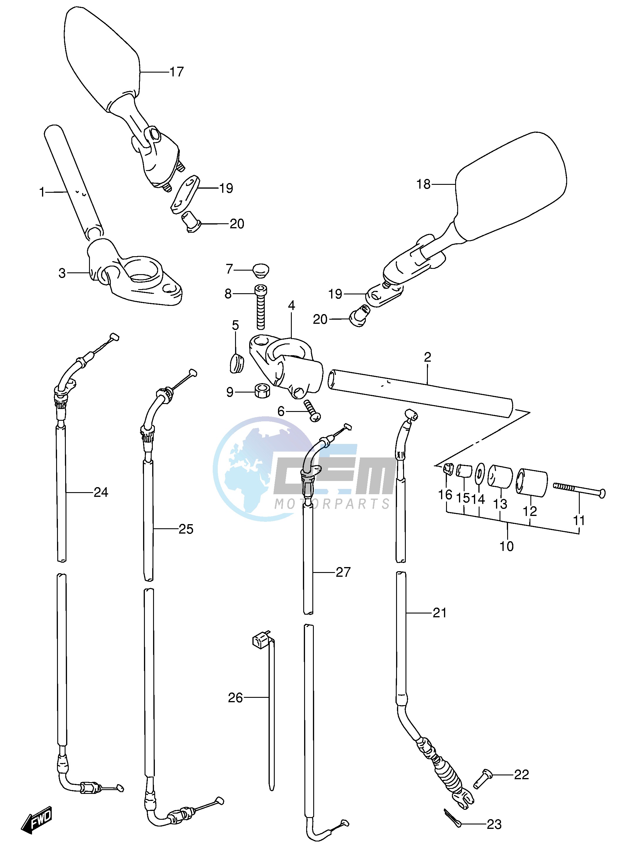 HANDLE BAR (MODEL P)