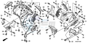 ST1300A9 CH / ABS MME - (CH / ABS MME) drawing LOWER COWL