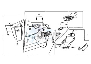 CINDERELLA - 50 cc drawing TAILLIGHT