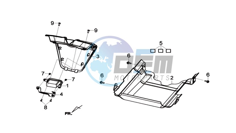 REAR FENDER / INNER SHIELD