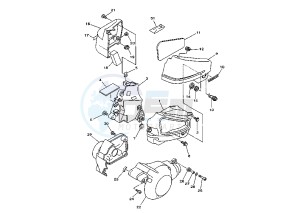 XVS DRAG STAR 650 drawing SIDE COVERS MY97