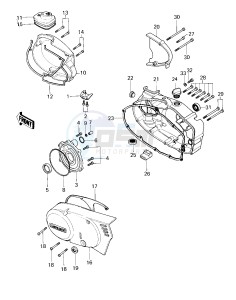 KD 80 C [KD80] (M1-M2) [KD80] drawing ENGINE COVERS