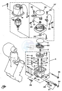 100A drawing POWER-TILT-ASSEMBLY